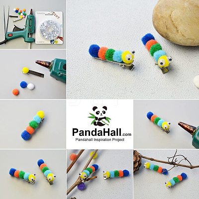 10mm Multicolor Assorted Pom Poms Balls About 2000pcs for DIY Doll Craft Party Decoration AJEW-PH0001-10mm-M-1