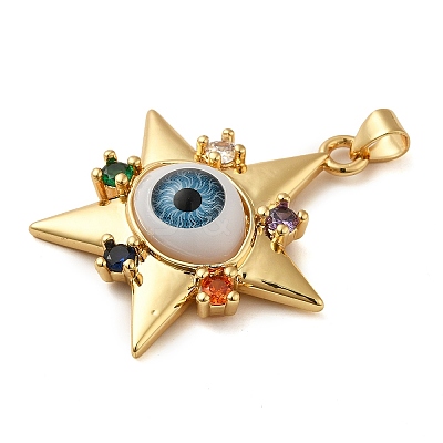 Real 18K Gold Plated Brass Pendants KK-A198-05G-02-1