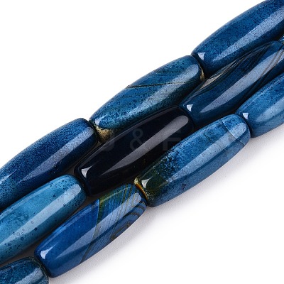 Natural Agate Dyed Beads Strands G-T138-230A-1