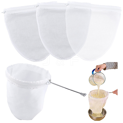 2 Styles Non-Woven Fabric Filter Bag AJEW-CP0010-65A-1