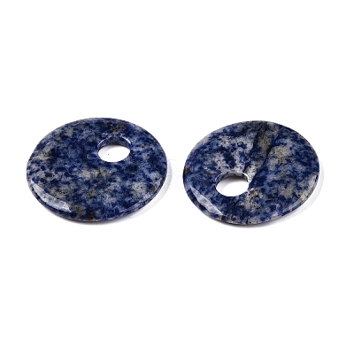 Natural Blue Spot Jasper Pendants G-T138-177B-1