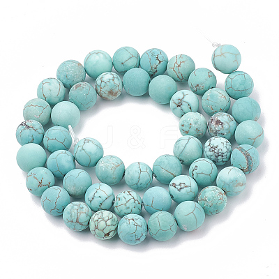 Natural Magnesite Beads Strands G-T106-185-1-1