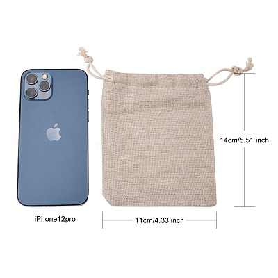 Cotton Packing Pouches Drawstring Bags X-ABAG-R011-12x15-1