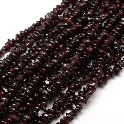 Natural Garnet Beads Strands G-P035-14-1