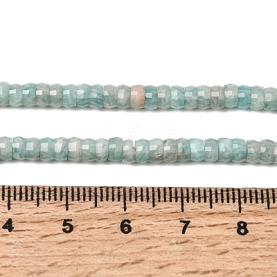Natural Amazonite Heishi Beads Strands G-A299-A11-01-1