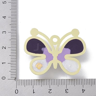 Rack Plating Alloy Enamel Pendants FIND-I038-13A-1