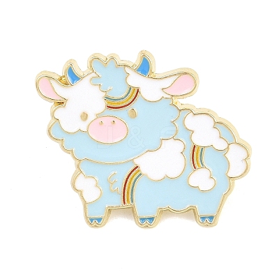 Cattle Enamel Pin JEWB-K036-02G-1