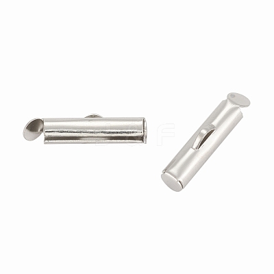 Iron Slide On End Clasp Tubes IFIN-R212-1.6cm-P-1
