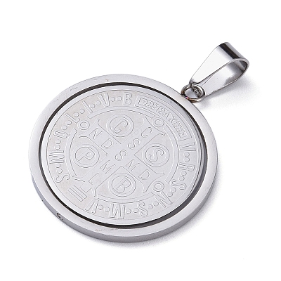 Non-Tarnish 304 Stainless Steel Pendants STAS-D097-10P-1