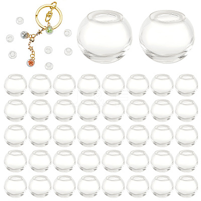 200Pcs Round Mechanized Blown Glass Globe Ball Bottles BLOW-PH0001-19-1