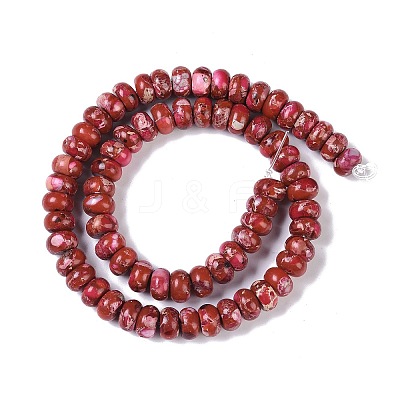 Dyed Synthetic Imperial Jasper Beads Strands G-P529-E01-A06-1