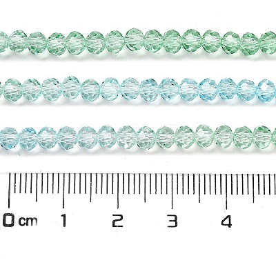 Transparent Painted Glass Beads Strands LS-DGLA-A034-T3mm-A16-1