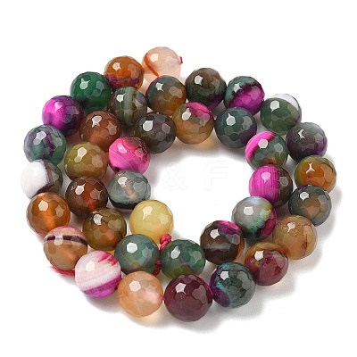 Natural Agate Beads Strands G-M437-C01-01Z-1