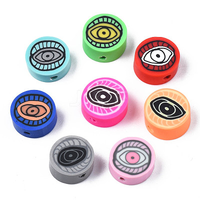 Handmade Polymer Clay Beads X-CLAY-N009-034-1