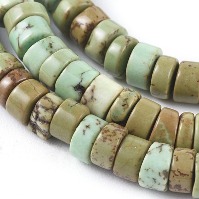 Natural Magnesite Beads Strands TURQ-L030-04A-02-1