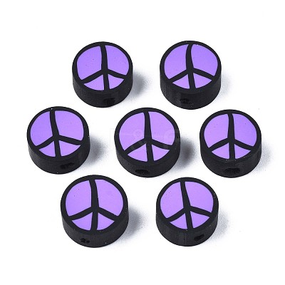 Handmade Polymer Clay Beads CLAY-N007-006-01-1