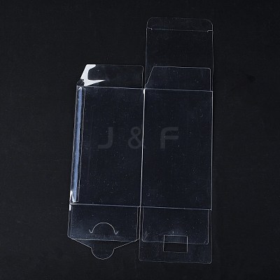 Rectangle Transparent Plastic PVC Box Gift Packaging CON-F013-01H-1