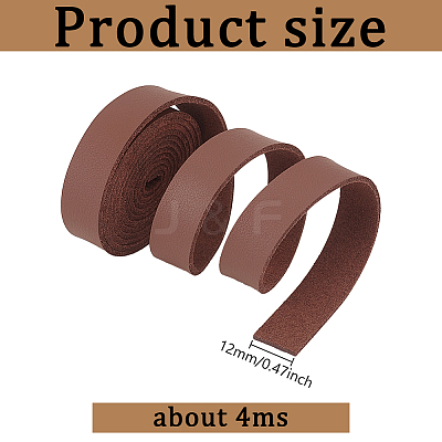 Flat PU Leather Cord WL-WH0004-09E-1