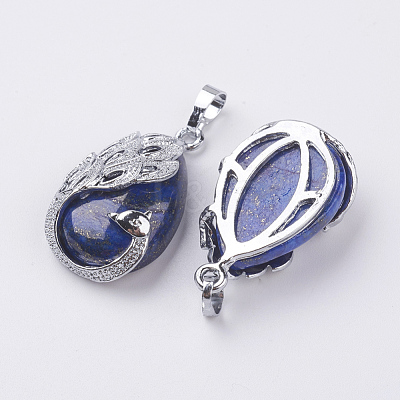 Natural Lapis Lazuli Pendants G-E442-04Q-1