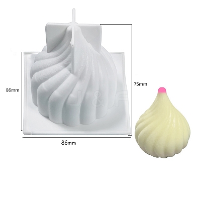 Embossed Pillar DIY Candle Silicone Molds PW-WG71364-01-1