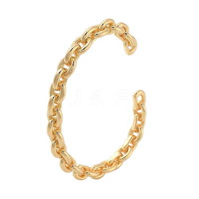 Brass Cuff Bangles BJEW-F482-07G-1