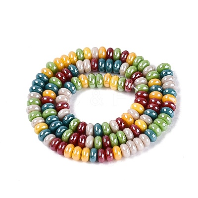 Electroplate Glass Beads Strands EGLA-Q132-05A-02-1