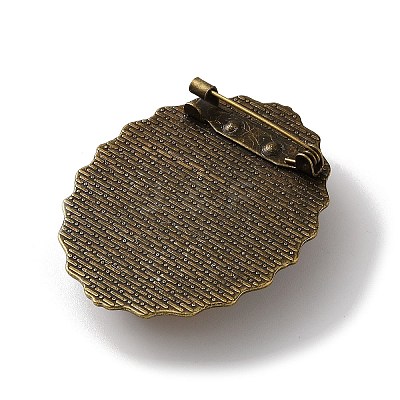 Retro Style Alloy Lapel Pins for Backpack Clothes JEWB-B034-01AB-02-1