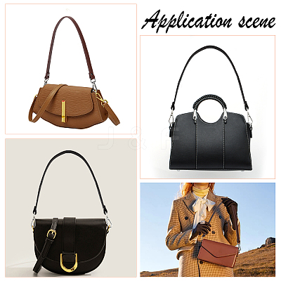 3Pcs 3 Colors PU Leather Bag Straps FIND-WR0003-42-1