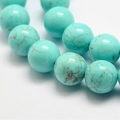 Natural Magnesite Beads Strands G-E384-01-10mm-1