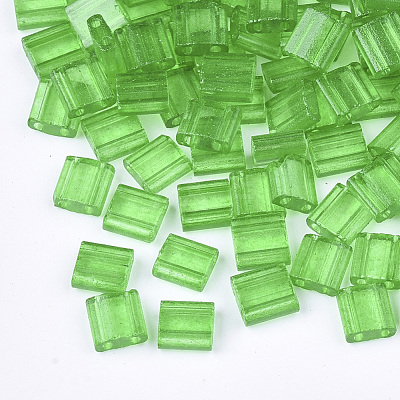 2-Hole Glass Seed Beads SEED-T003-01C-04-1