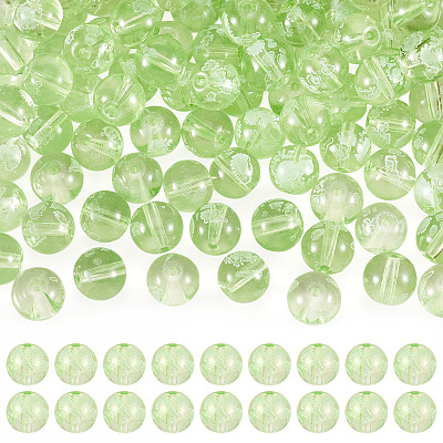 80Pcs Handmade Transparent Lampwork Beads FIND-TAD0001-04E-1