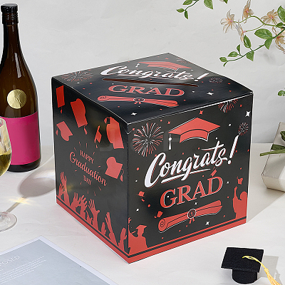 1Pc Graduation Party Paper Voting Decorative Boxes CBOX-SP0001-06B-1