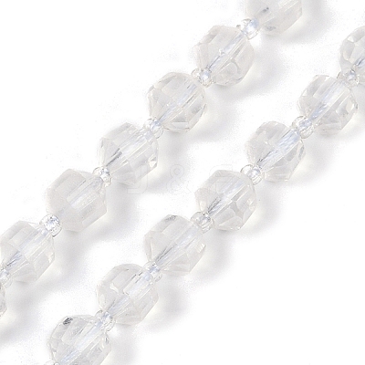 Natural Quartz Crystal Beads Strands G-O201B-103F-1