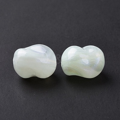 Opaque Acrylic Beads OACR-C013-10G-1