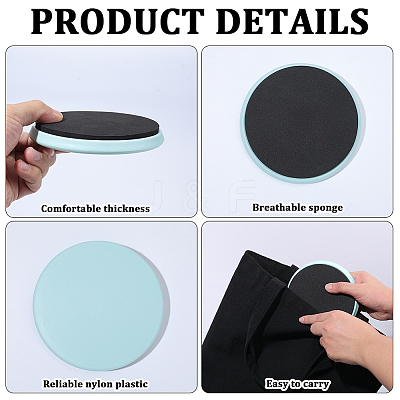 Nylon with Plastic Ballet Turning Disc for Dancer AJEW-WH20054-121F-1