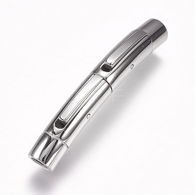 Tarnish Resistant 304 Stainless Steel Bayonet Clasps STAS-O114-053P-A-1