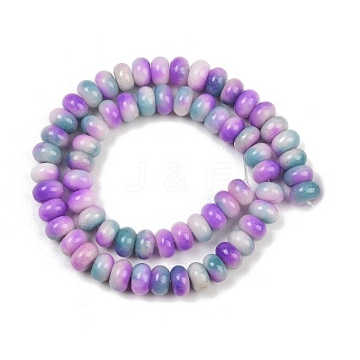 Dyed Natural White Jade Beads Strands G-G107-A29-01-1