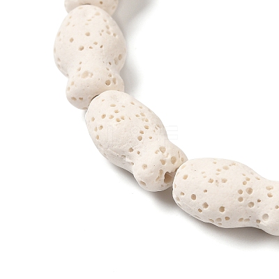 Natural Lava Rock Beads Strands G-U007-01M-1