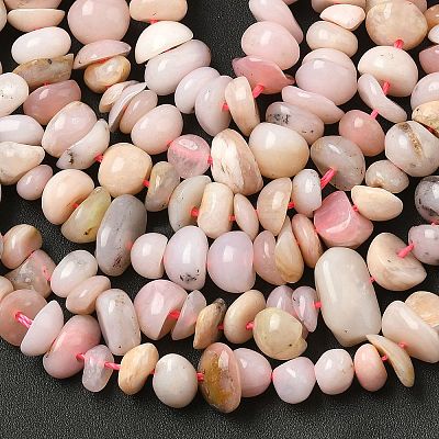 Natural Pink Opal Beads Strands G-L505-25-1