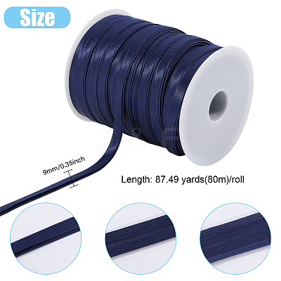 80M Satin Ribbon OCOR-WH0070-172C-1