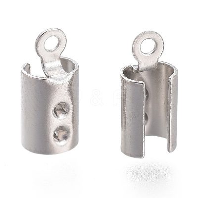Tarnish Resistant 304 Stainless Steel Folding Crimp Ends STAS-O130-03D-1