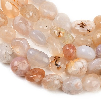 Natural Cherry Blossom Agate Beads Strands GG-CBA787B-A05-1