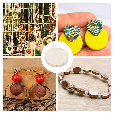 150Pcs Wooden Beads WOOD-DR0001-02A-1