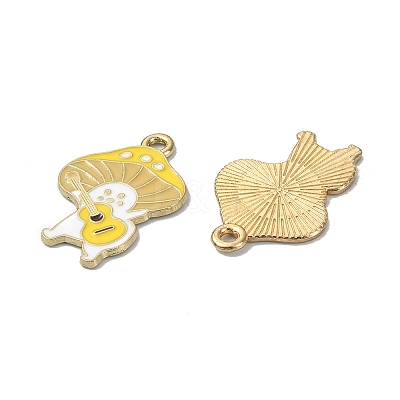 20Pcs 5 Style Autumn Theme Alloy Enamel Pendants ENAM-FS0001-54-1