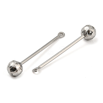 Tarnish Resistant 304 Stainless Steel Threaded Ball Eyepin X-STAS-M330-01A-P-1