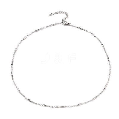 Non-Tarnish 304 Stainless Steel Cable Chain Necklaces NJEW-JN03169-01-1
