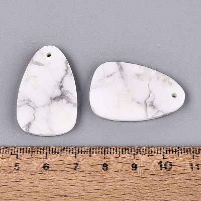 Synthetic Howlite Pendants G-Q601-38J-1