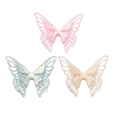 Cellulose Acetate Acrylic Big Pendants AC-CBAC02B-01-1