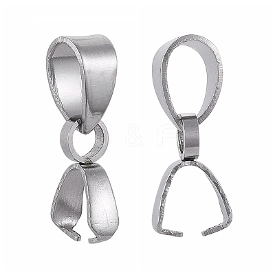 Tarnish Resistant 304 Stainless Steel Pinch Bails LS-X-STAS-K146-090-2.5x14-1