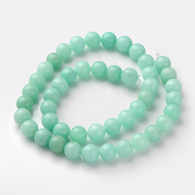 Natural & Dyed White Jade Beads Strands GSR055-1